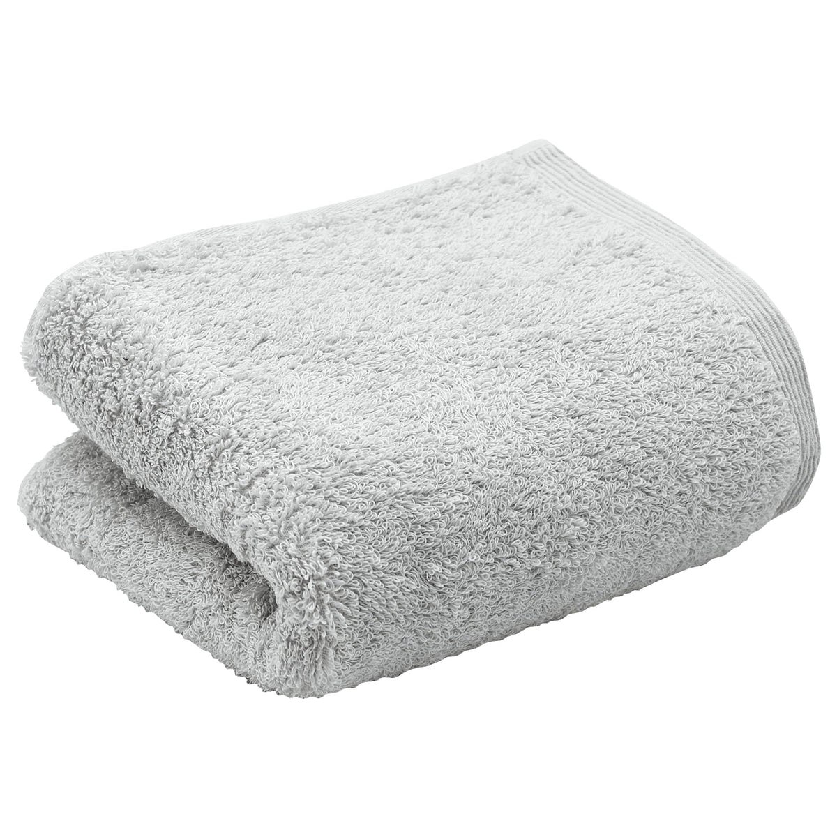 sensui Japanese Cotton Face Towel Antimicrobial Light Gray