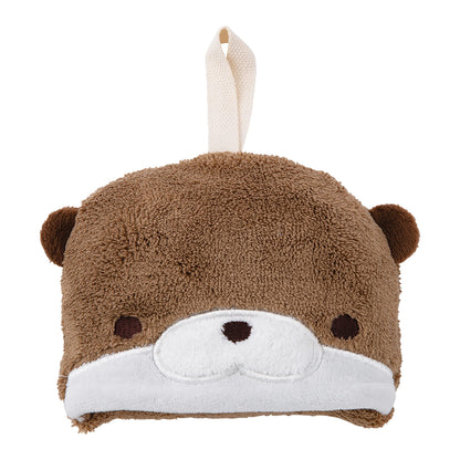 LIV HEART Pocket Towel Animal Otter Soft and Quick-Drying 30cm