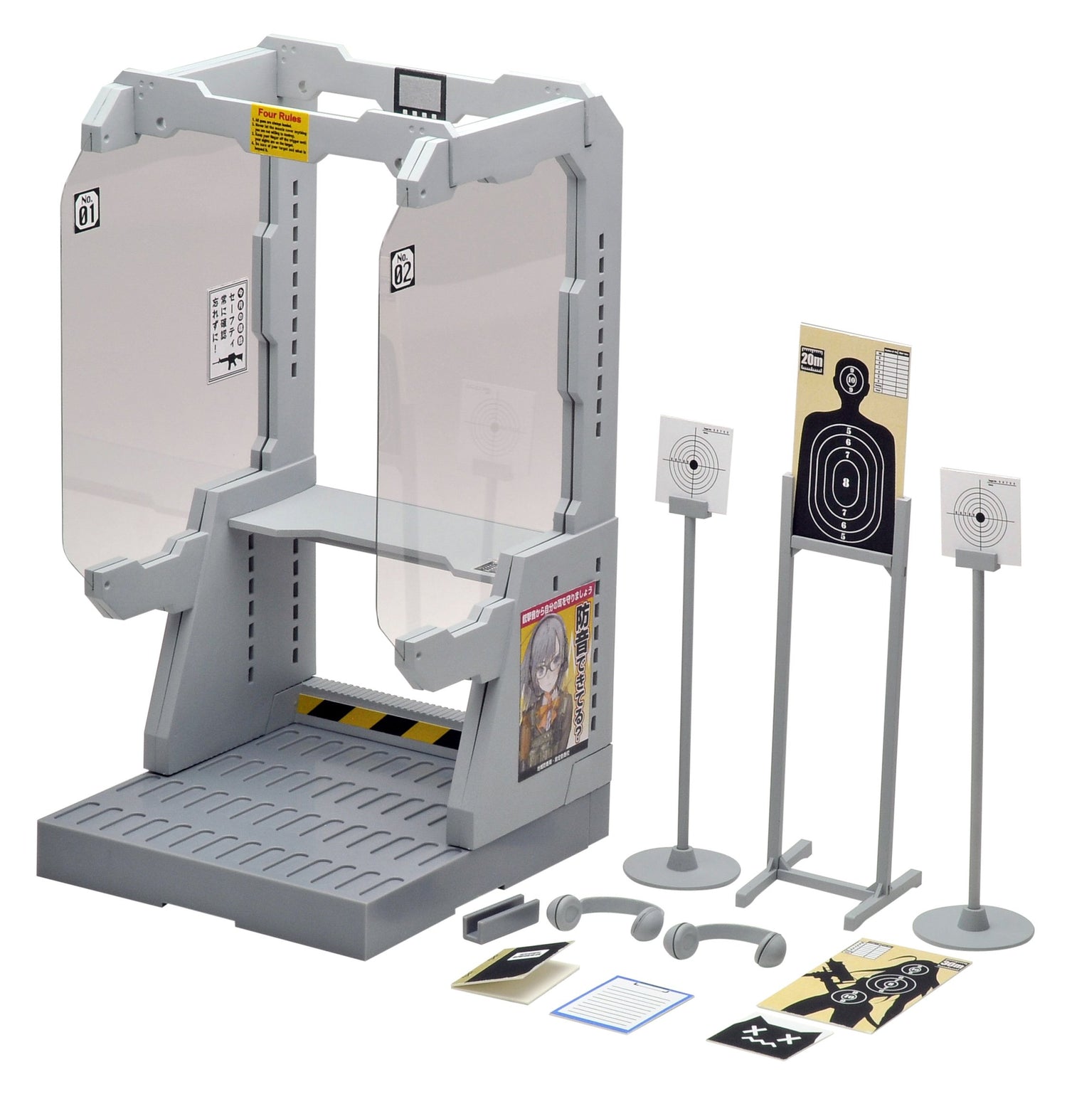 TOMYTEC Little Armory LD010 Shooting Range A Model Kit