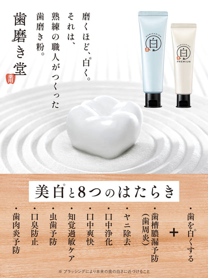 Hamigakidou Mini Size Whitening Toothpaste Premium Fresh Mint 20g