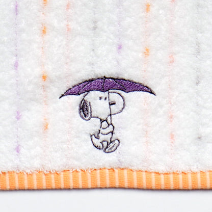 Nishikawa Snoopy Face Towel 34x80cm Soft Cotton Pink