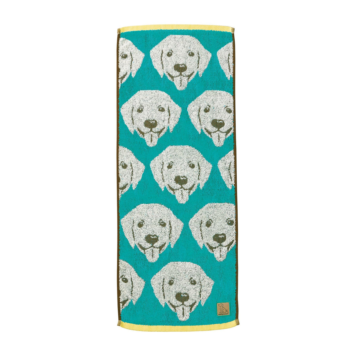 Marushin Face Towel Wonderful Peace Labrador Retriever 100% Cotton