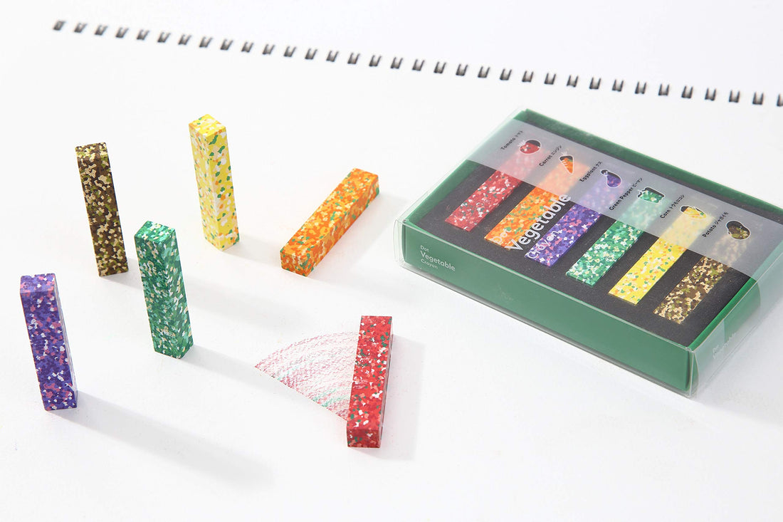 Aozora Dot Vegetable Crayons for Creative Art Fun