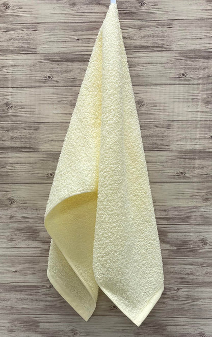 IMAMURA Face Towel Set Cream Color Soft Absorbent 34x85cm