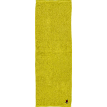 Hayashi Long Face Towel with Antibacterial Properties 34x100cm Yellow