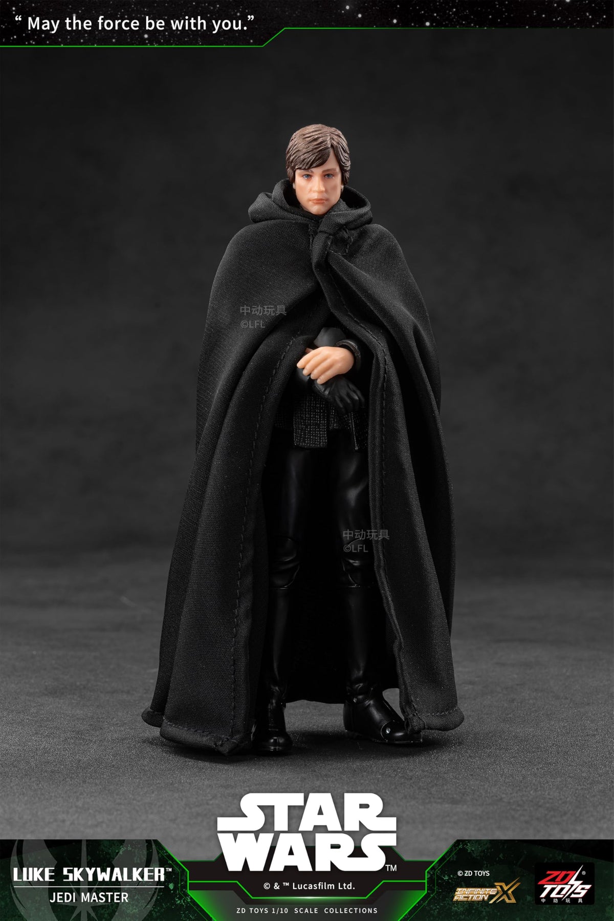 Zdtoys Luke Skywalker Action Figure PVC Model 1/12 Scale Collectible