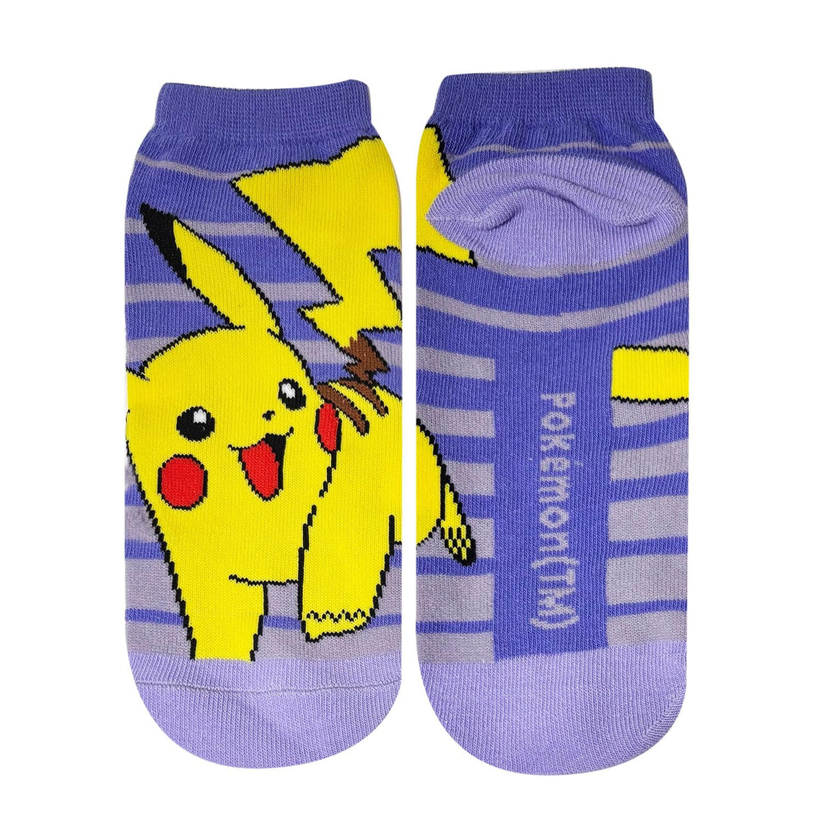 Small Planet Pokémon Character Socks Pikachu Stripe Large Size