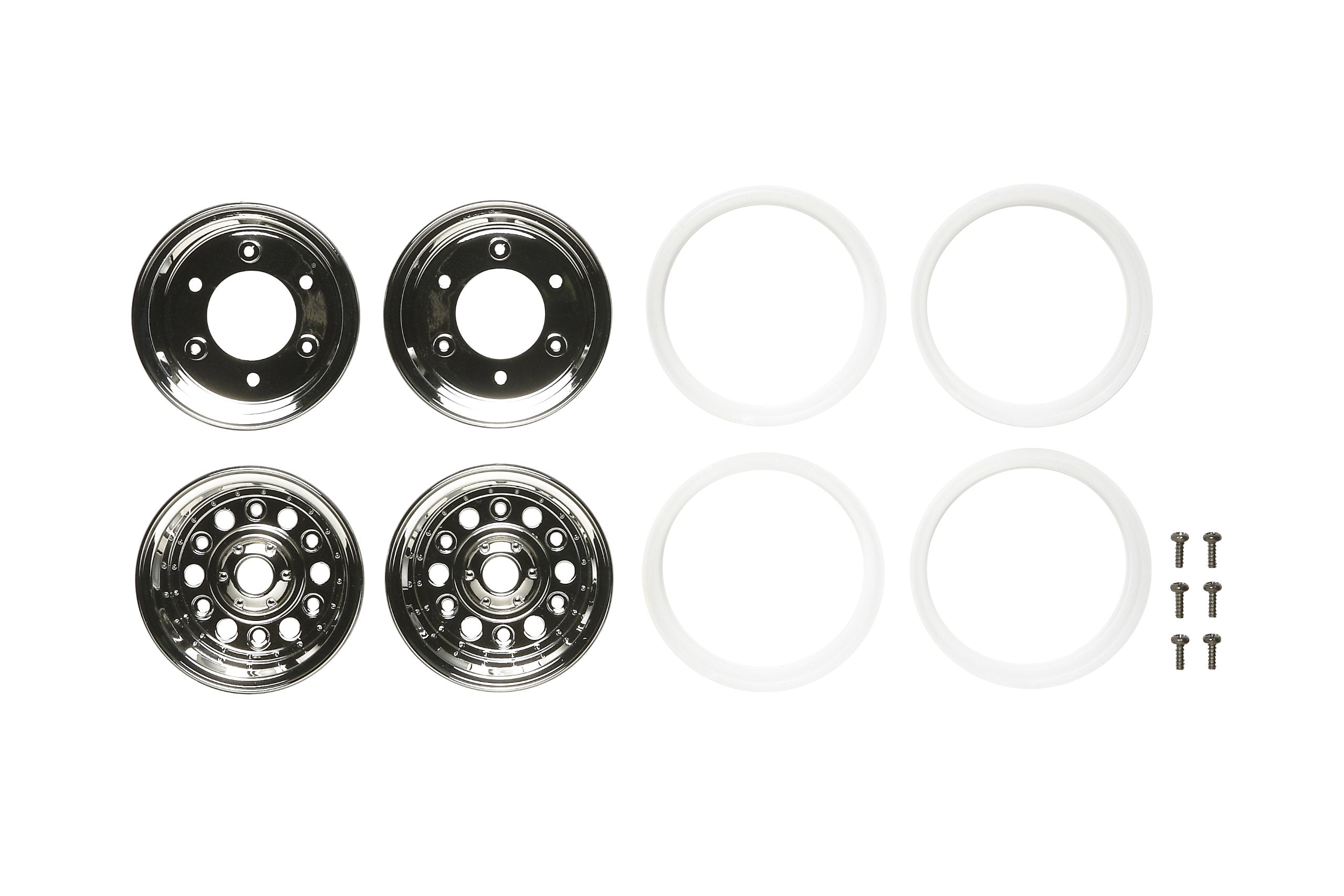 TAMIYA 4x4 Off-Road Car Wheel Set with Four Pieces