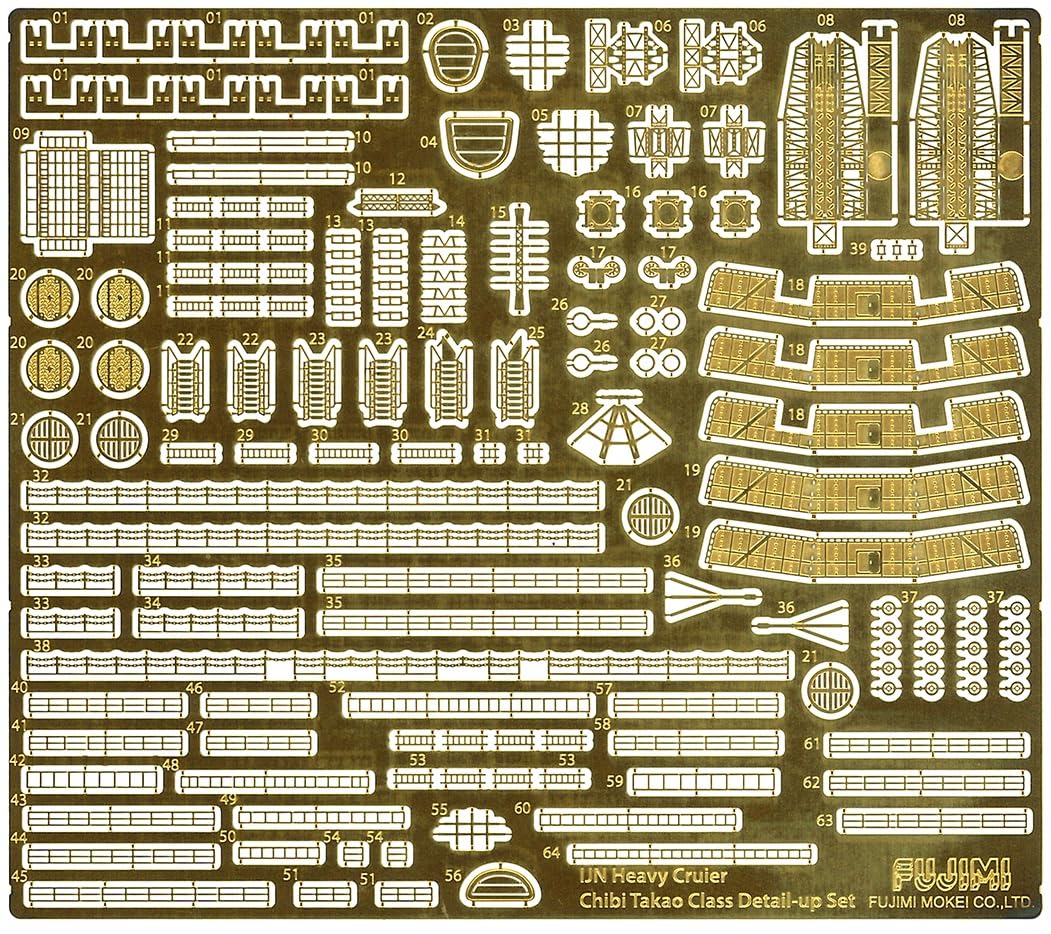 FUJIMI Chibi Maru Gup Series No.24 Chibi Maru Takao Class Model Kit