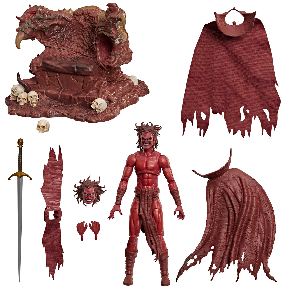 Marvel 15cm Deluxe Mephisto Action Figure with Throne