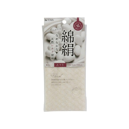 Touwasangyou Body Towel Pueraru Cotton Silk Towel 24x100cm