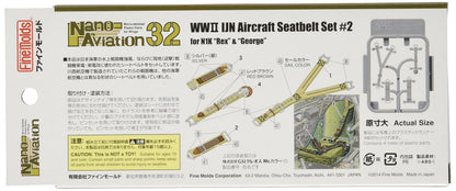 Fine Molds 1/32 Nano Aviation Series Japanese Navy Seat Belt Parts