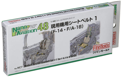FineMolds 1/48 Scale Model Seat Belt Set for F-14 and F/A-18