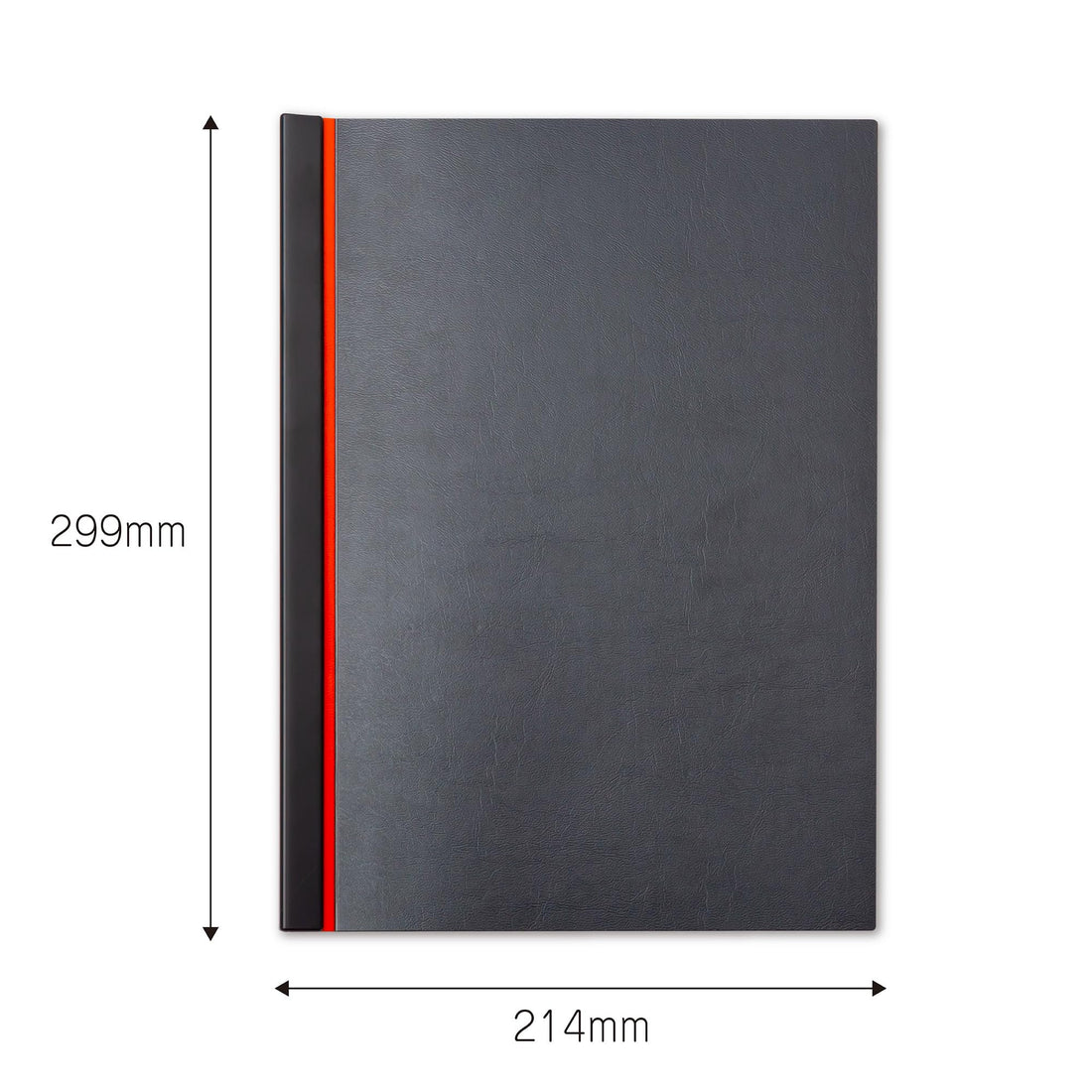 PAGEBASE SlideNote A4 Dark Gray Innovative Binder for Business Use