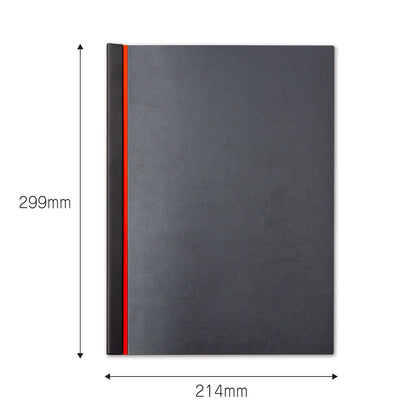 PAGEBASE SlideNote A4 Dark Gray Innovative Binder for Business Use