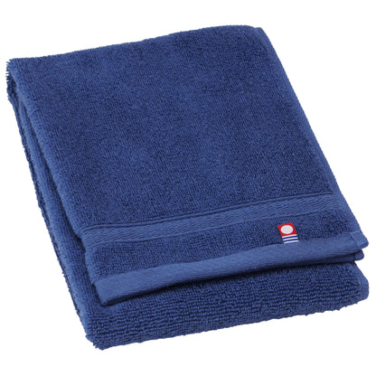 Nishikawa Imabari Face Towel 34X80cm Soft Cotton Quick Dry Navy