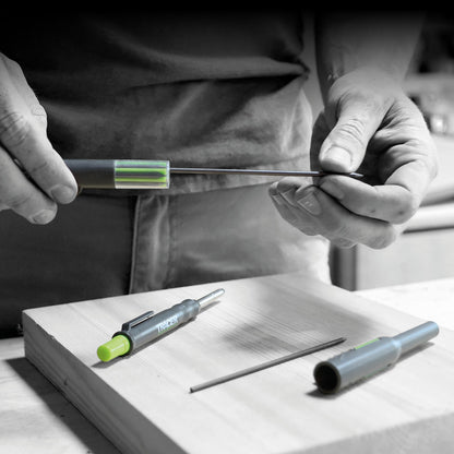 Tracer Deep Hole Marker Mechanical Pencil with 6 Leads and Holster