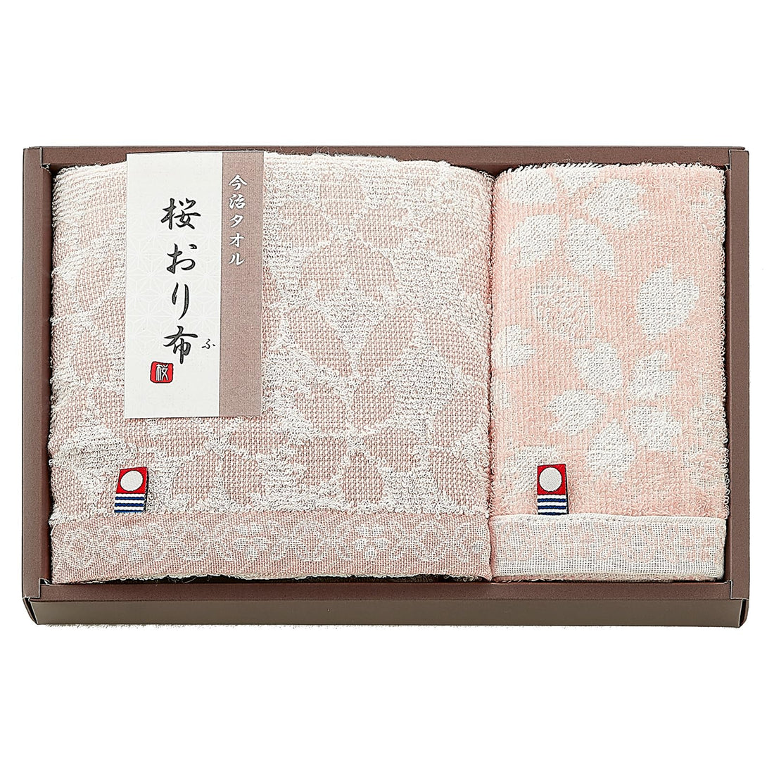 TOWEL PALETTE Imabari Towel Gift Set with Cherry Blossom Design