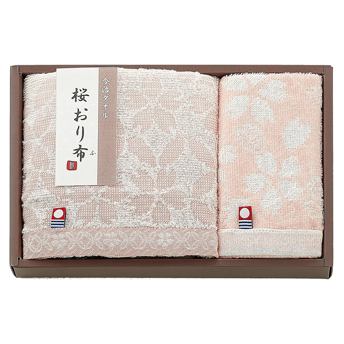 TOWEL PALETTE Imabari Towel Gift Set with Cherry Blossom Design