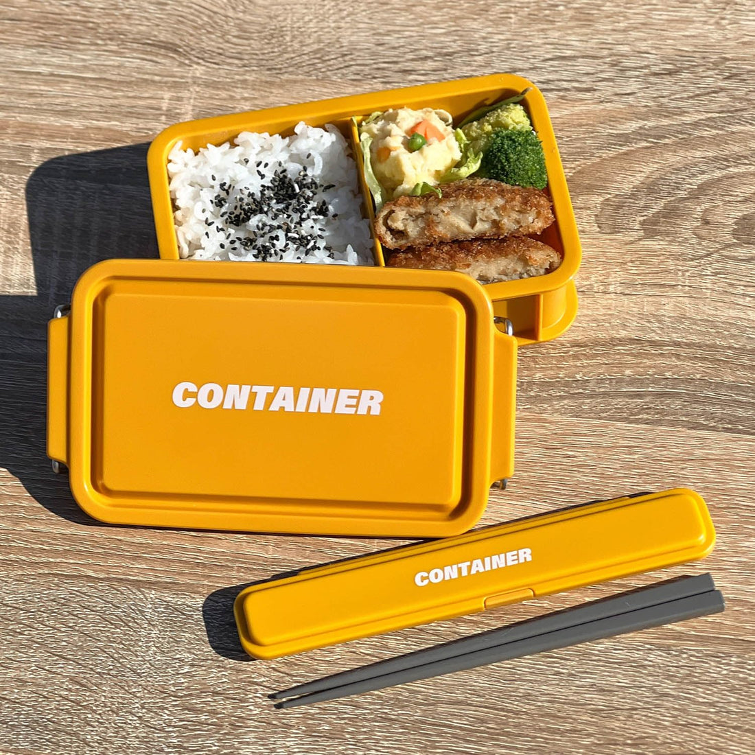 OSK Container Lunch Box with Dividers 600ml for Stylish Meals