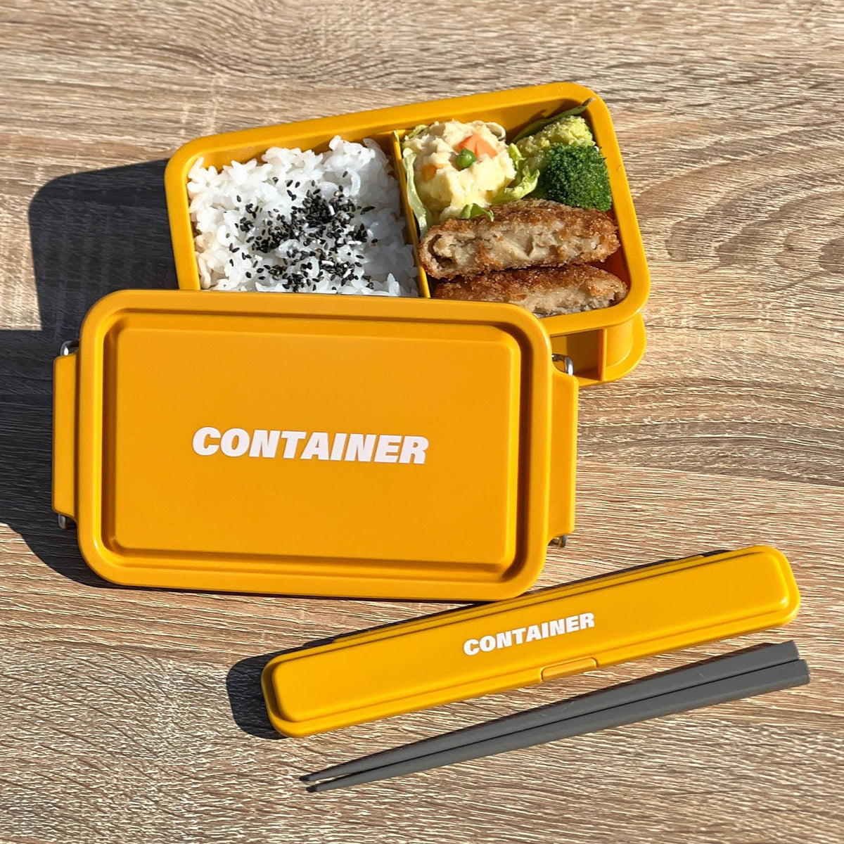 OSK Container Lunch Box with Dividers 600ml for Stylish Meals