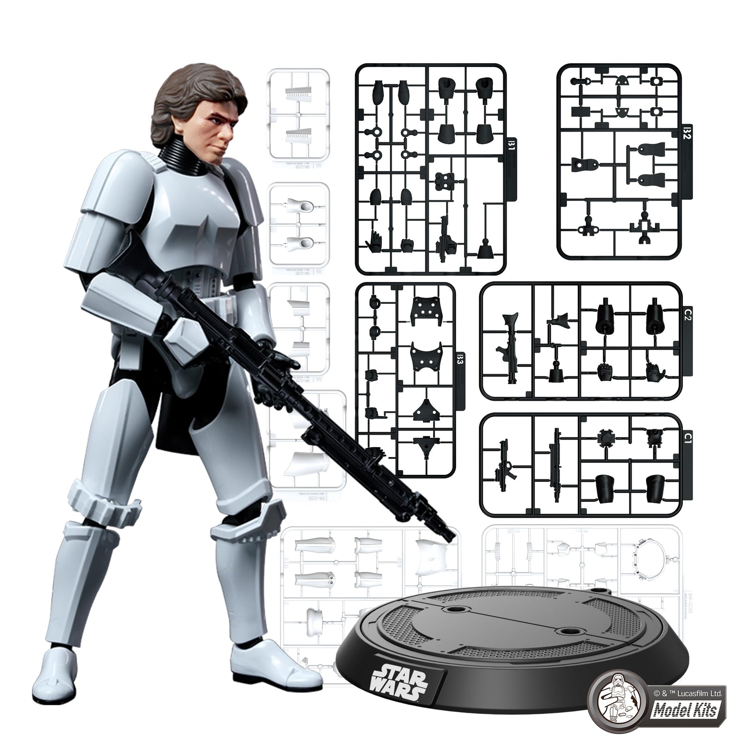 BLOKEES Star Wars Han Solo Stormtrooper Model Kit Assembly