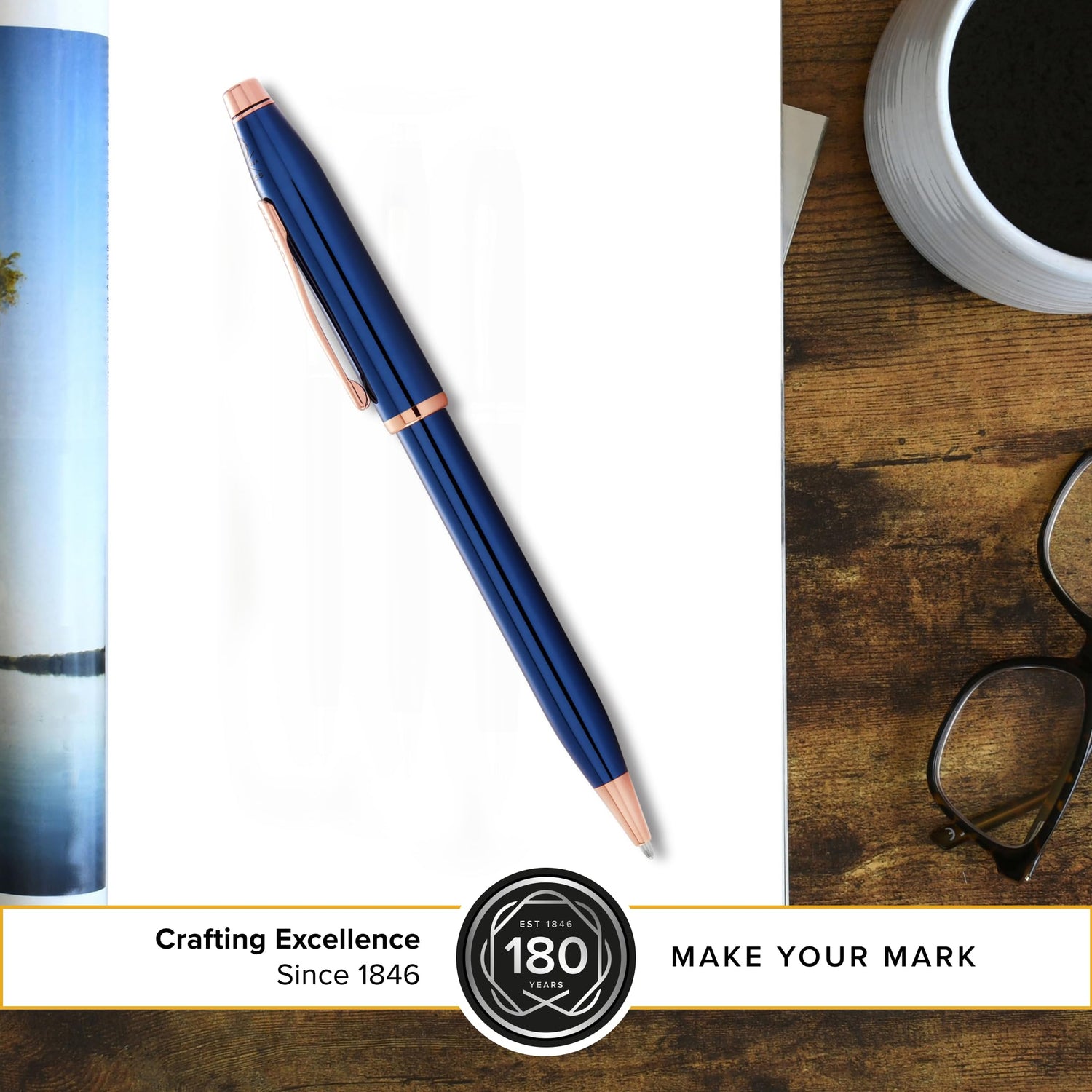 Cross Century II Cobalt Blue Premium Gift Boxed Ballpoint Pen
