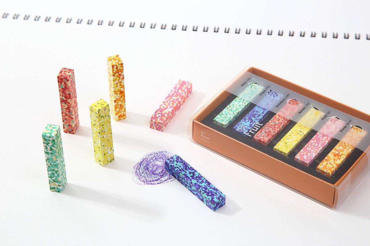 Aozora Dot Fruit Crayons for Creative Expression