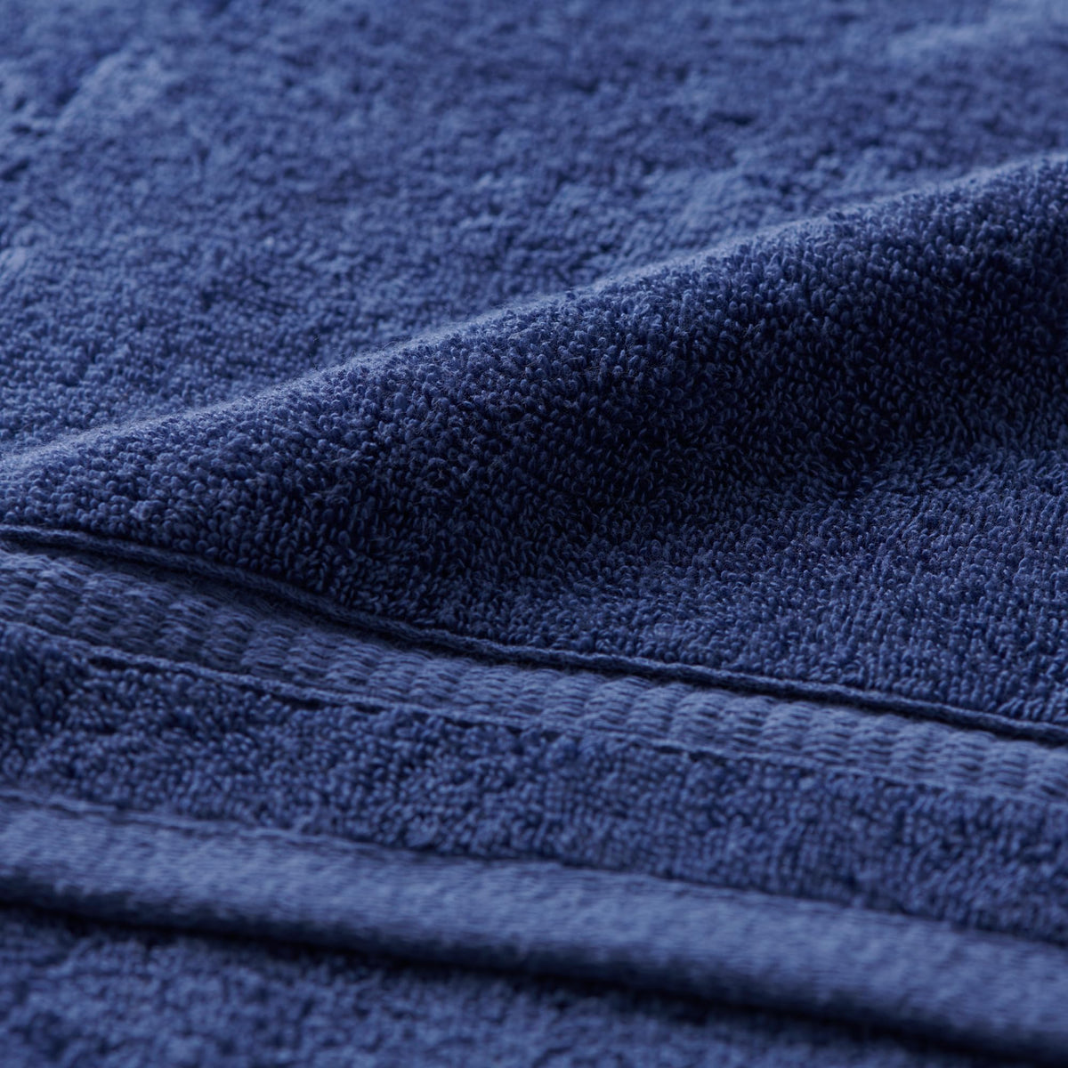 Nishikawa Imabari Face Towel 34X80cm Soft Cotton Quick Dry Navy