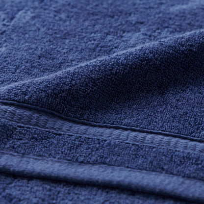 Nishikawa Imabari Face Towel 34X80cm Soft Cotton Quick Dry Navy