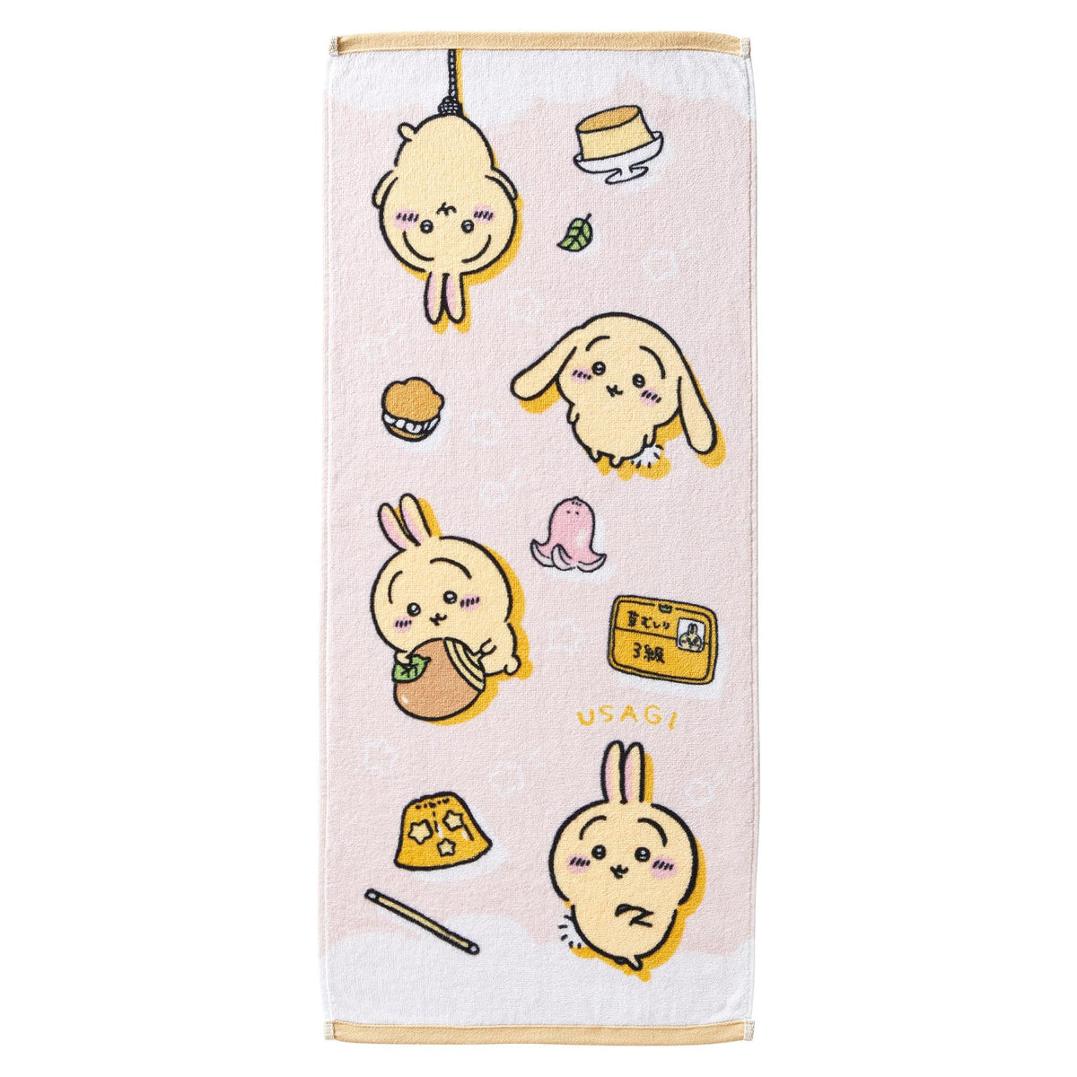 Marushin Face Towel Chikawa Rabbit Colorful Cotton 100% Antibacterial
