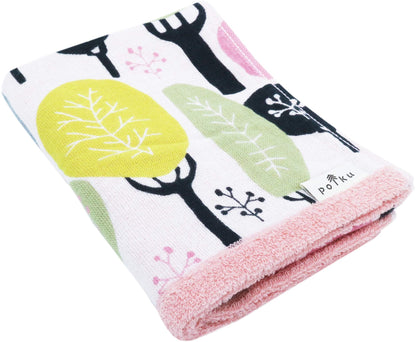 Marushin Polku Face Towel Soft Cotton 100% for Gentle Care