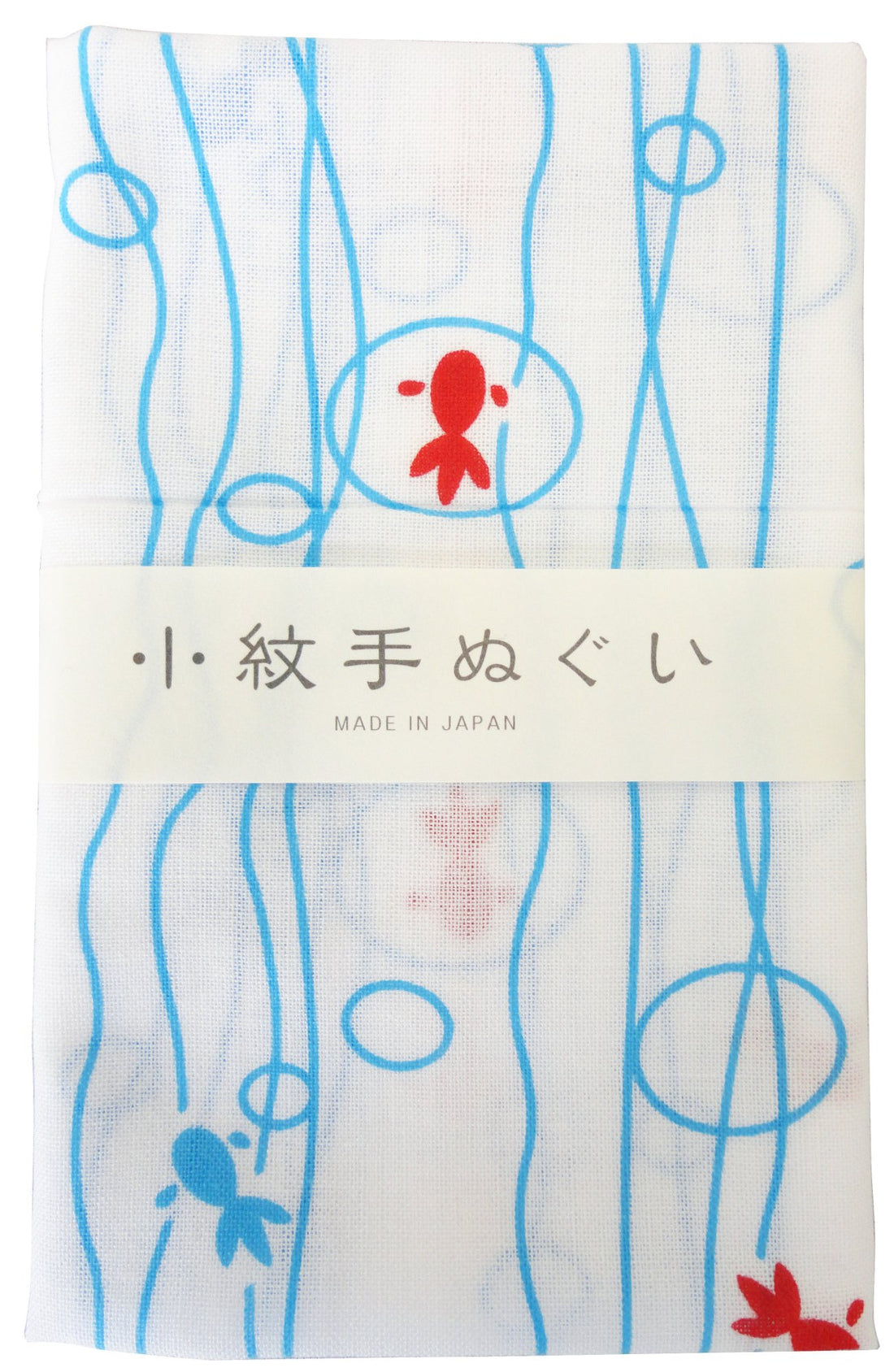 Miyamoto-Towel Japanese Hand Towel with Traditional Patterns Blue 33x90cm
