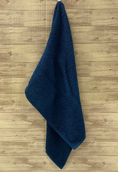 IMAMURA Face Towel Set Navy Soft Absorbent Japanese Cotton 34x85cm