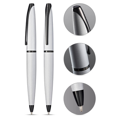 Cross ATX Ballpoint Pen in Brushed Chrome Finish