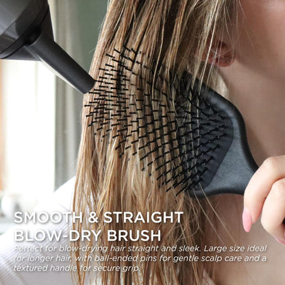 Denman Large Paddle Cushion Hair Brush for Blow Drying and Detangling
