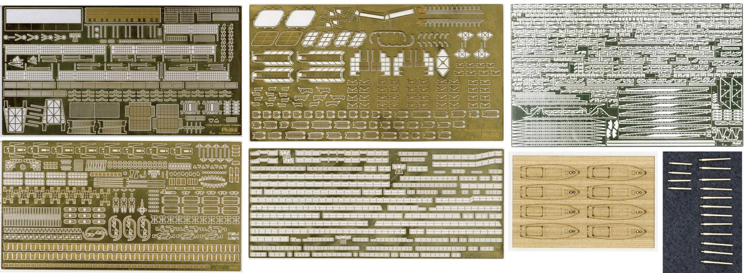 FUJIMI 1/350 Scale Model Set for Japanese Aircraft Carrier Zuikaku with Etched Parts