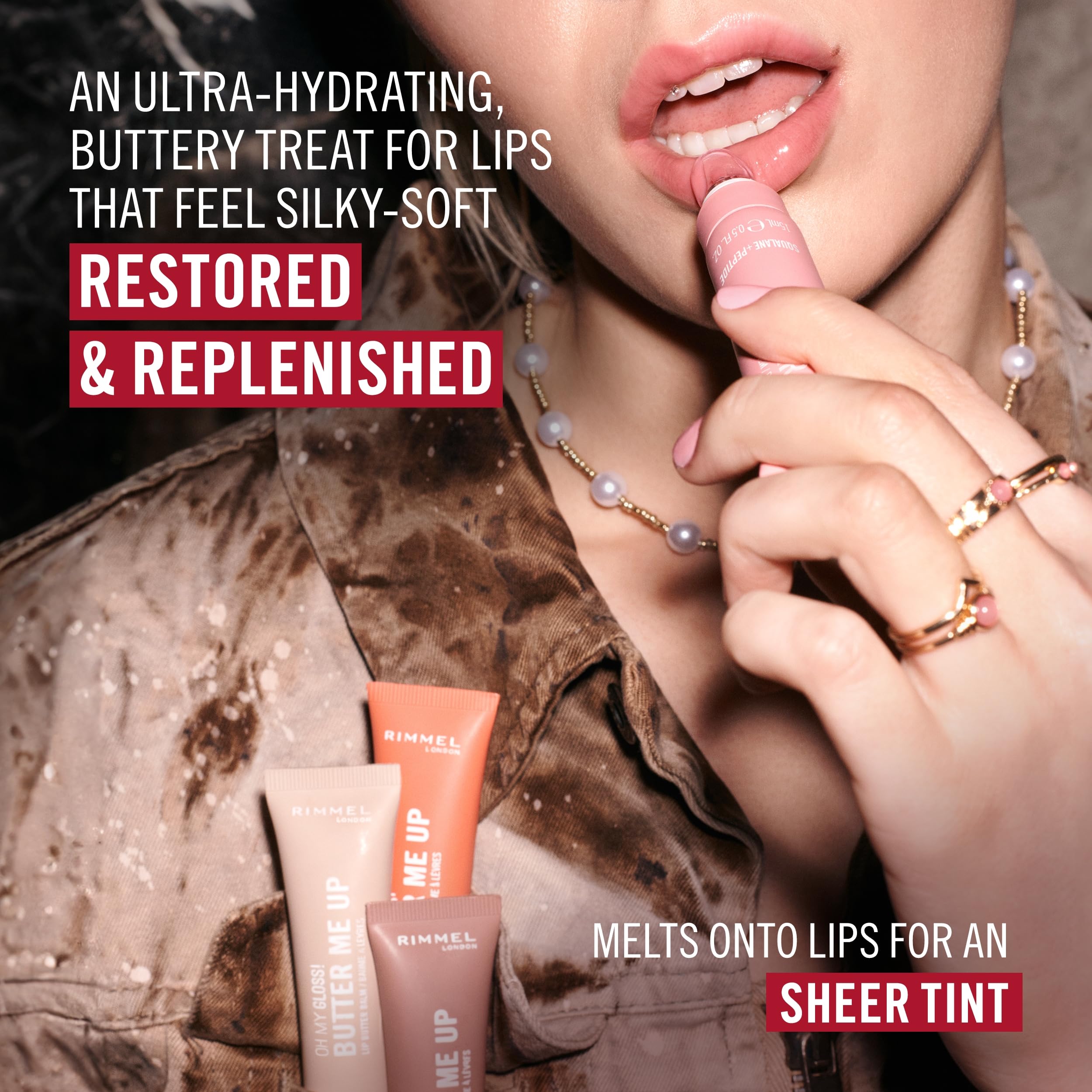 Rimmel Oh My Gloss Lip Butter Balm 001 Latte Delight 15ml