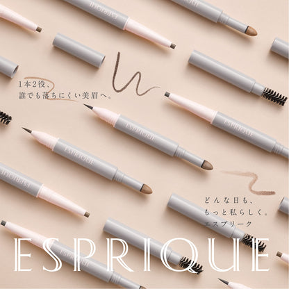 ESPRIQUE W Eyebrow Styler Pencil and Powder Light Brown 0.5g