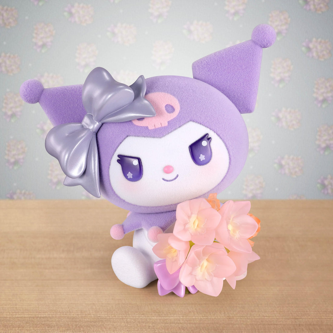 Rowtashii Noise mofamofy Sanrio Characters Kuromi Pastel Color Version, Approx. 90mm PVC, ABS &amp; Nylon Painted Figure