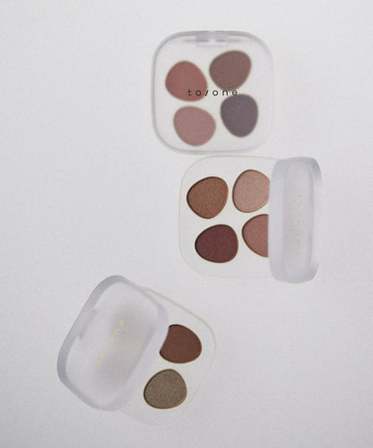 to/one Petal Float Eye Palette Classy Beige with Pearl Finish