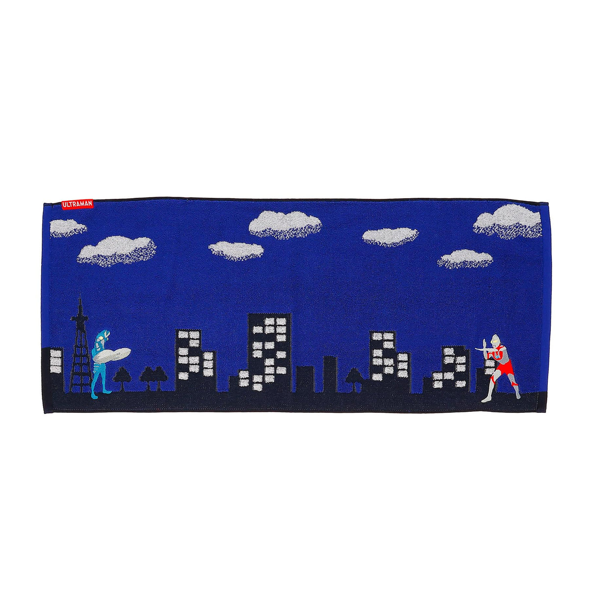 BANDAI Ultraman Face Towel Organic Cotton Antibacterial Treatment