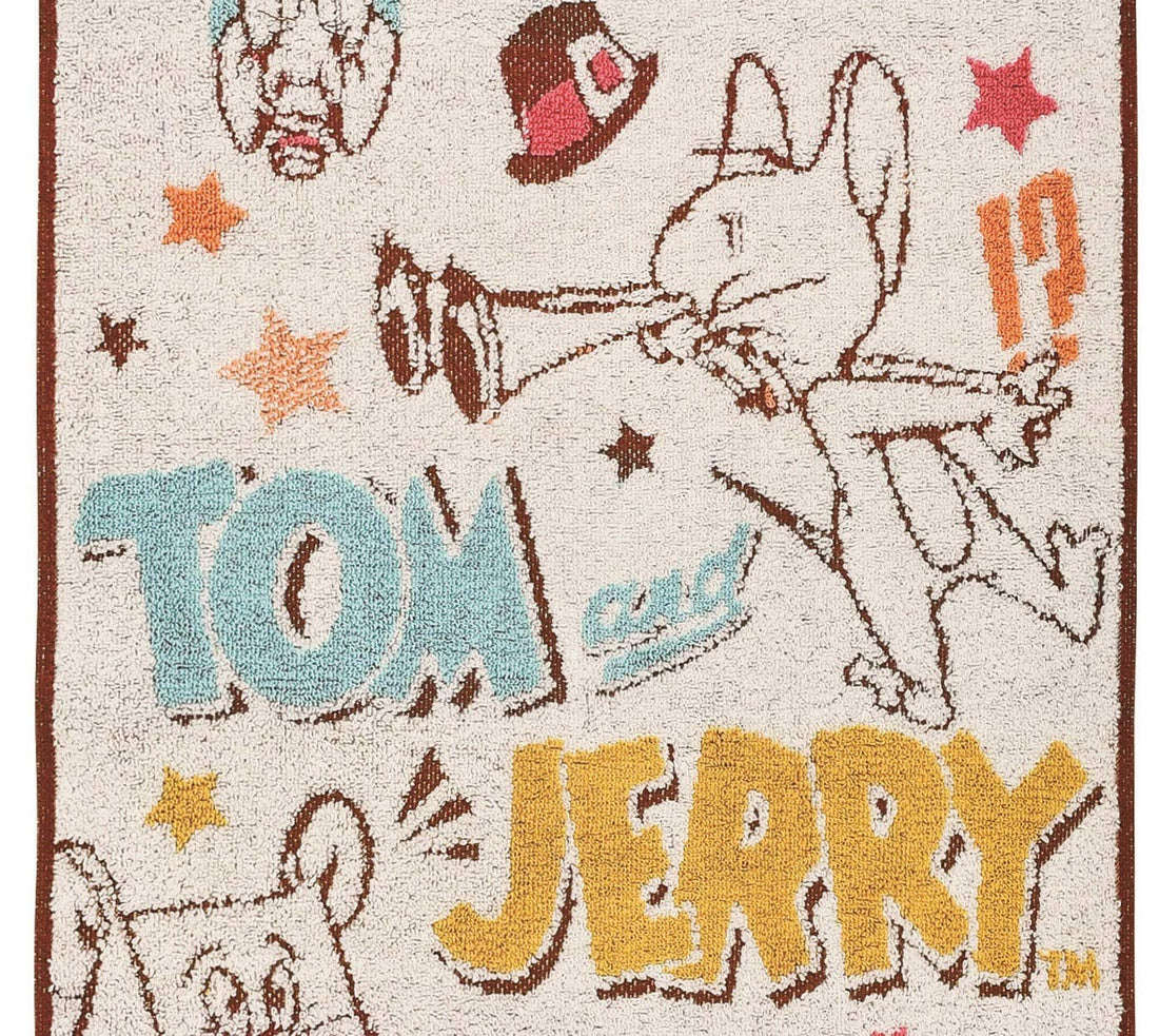 Marushin Face Towel Tom and Jerry Anti-Bacterial Cotton 2 Sizes Available