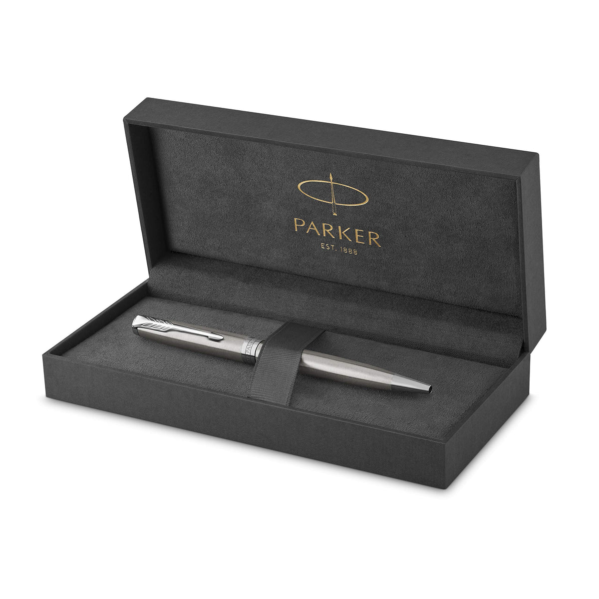 PARKER Sonnet Stainless Steel Ballpoint Pen Gift Boxed