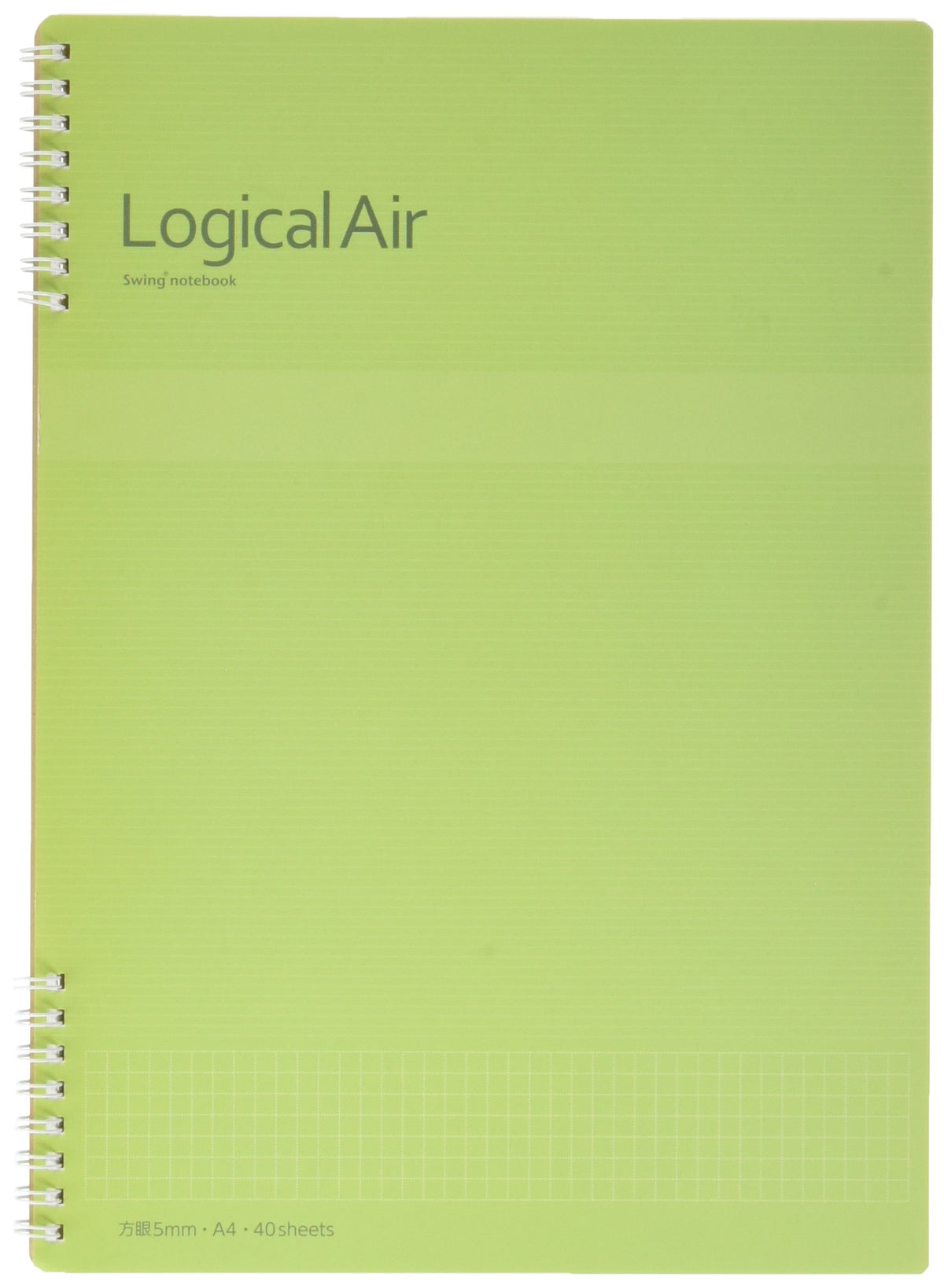 Nakabayashi Logical Air W Ring Notebook A4 Graph 5mm