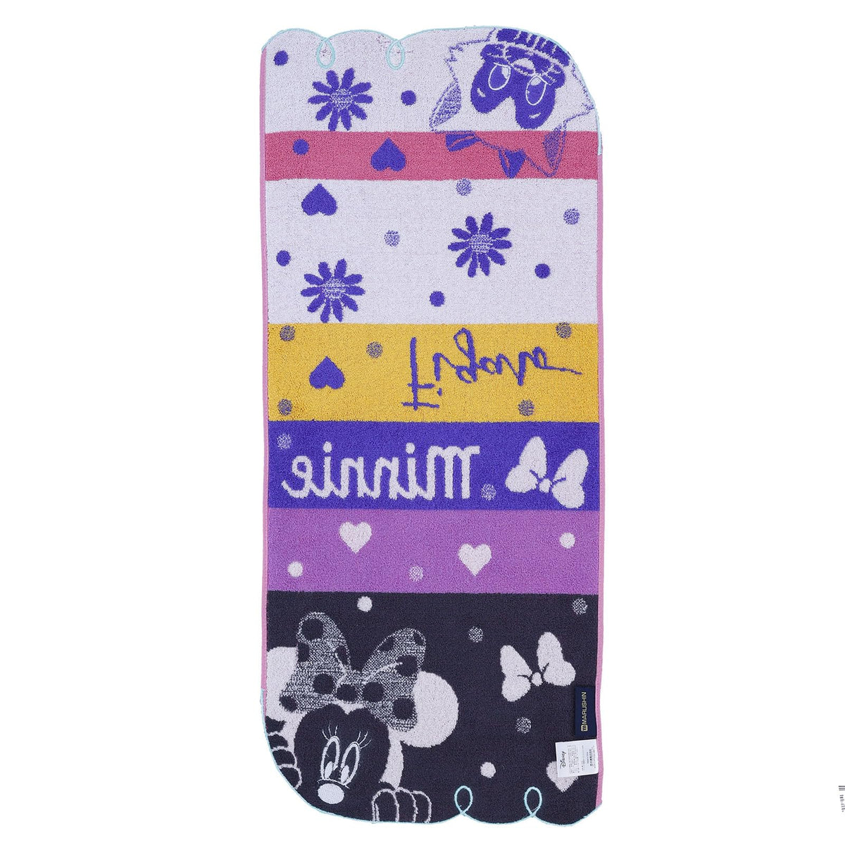 Marushin Disney Minnie Mouse Face Towel 100% Cotton Gift
