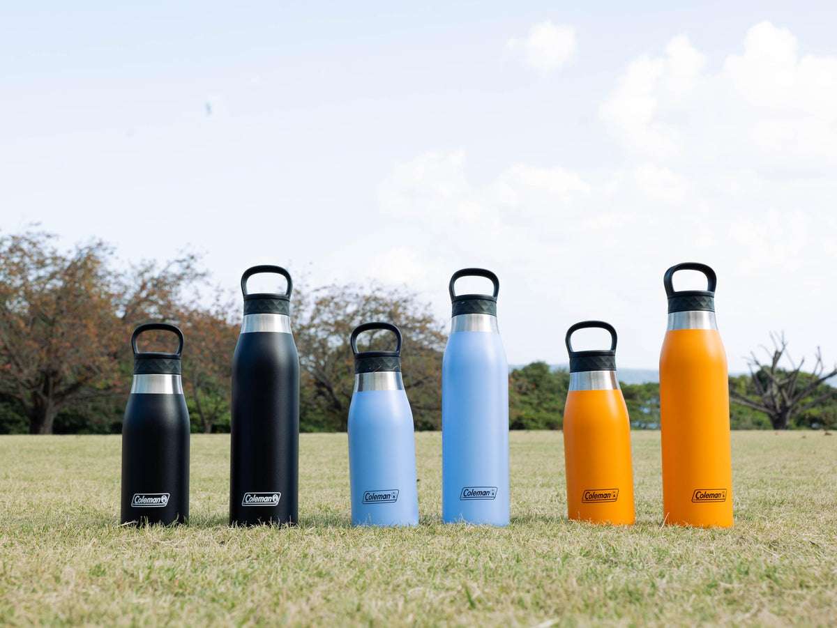 Coleman Double Stainless Steel Bottle 350 Black Vacuum Insulated Water Bottle