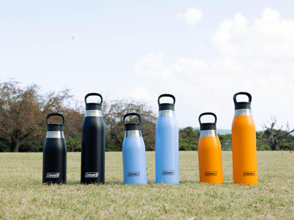 Coleman Double Stainless Steel Bottle 350 Black Vacuum Insulated Water Bottle