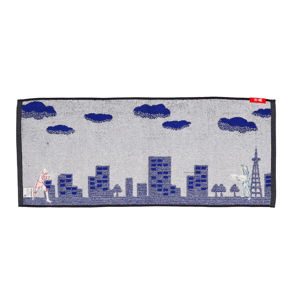 BANDAI Ultraman Face Towel Organic Cotton Antibacterial Treatment