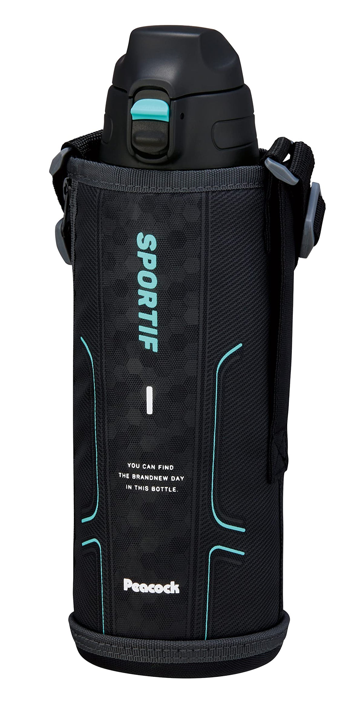 Peacock Stainless Steel Water Bottle 1000ml with Vacuum Insulation